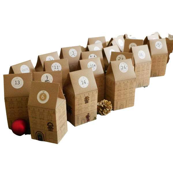 eat Adventskalender 24 Häuschen