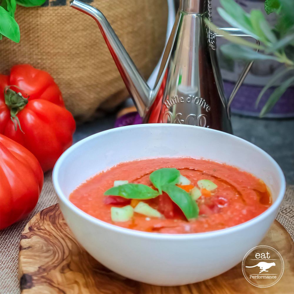 eat Suppe Gazpacho (kalte Suppe)